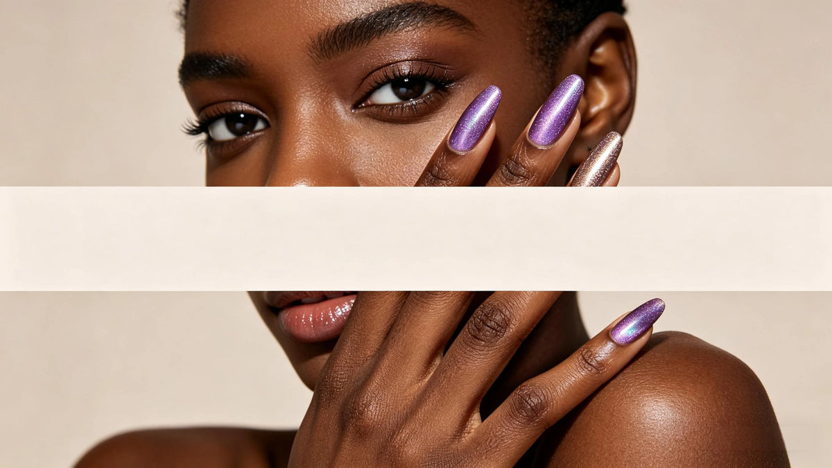 pink press on nails