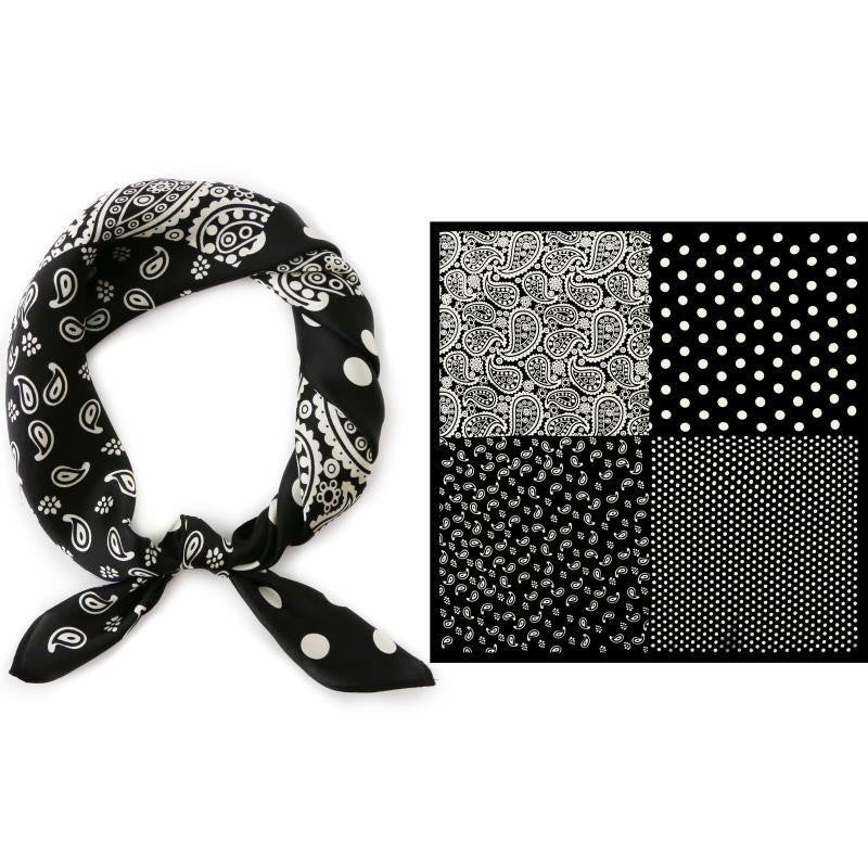 [100% Mulberry Silk] Silk Scarf for Women Autumn Scarf Neck Warmer Versatile Hairband Fashion Small Square Scarf
