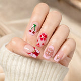 Cherry Bow Sweet Short Square - Model