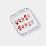 Cherry Bow Sweet Short Square - Box