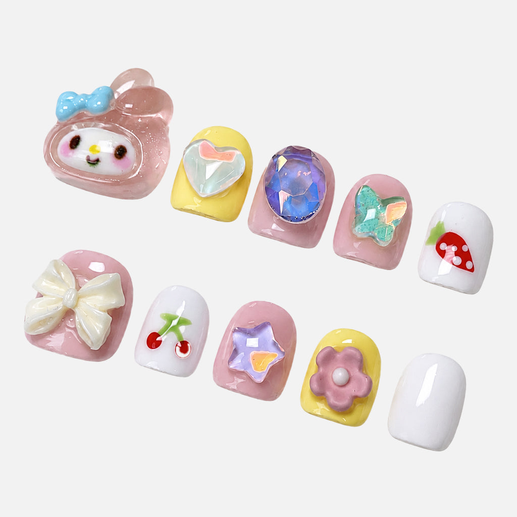 Kawaii Melody Charm Short Square - Product