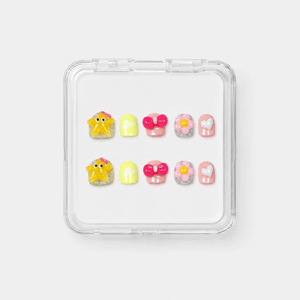 Star Bow Daisy Kids Extra Short Square - Box