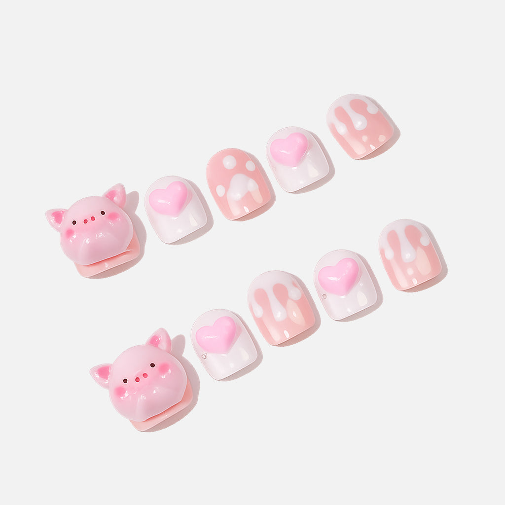 Piggy Heart Cow Kids - Product