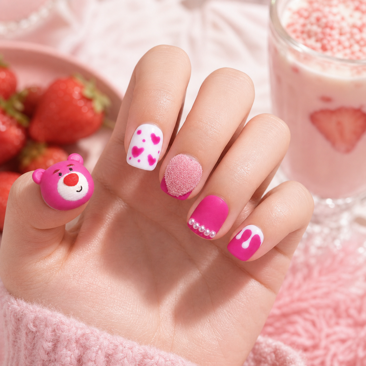 Strawberry Bear Heart Kids - Model