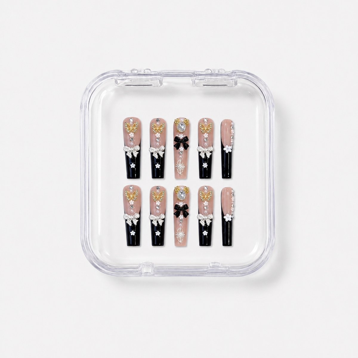 Black Butterfly Bow Luxe - Box