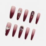 Burgundy Butterfly Gem - Product
