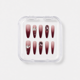 Burgundy Butterfly Gem - Box