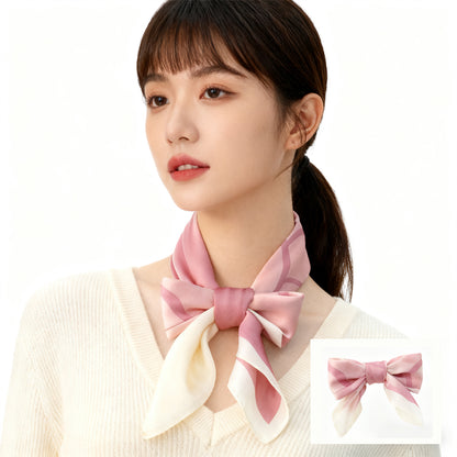 Pink Silk Scarf
